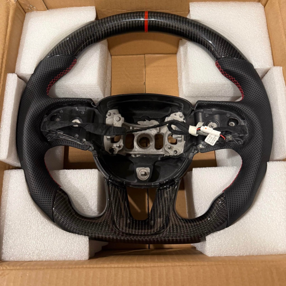 Dodge Heated Carbon Fiber Steering Wheel Charger Challenger Durango Jeep